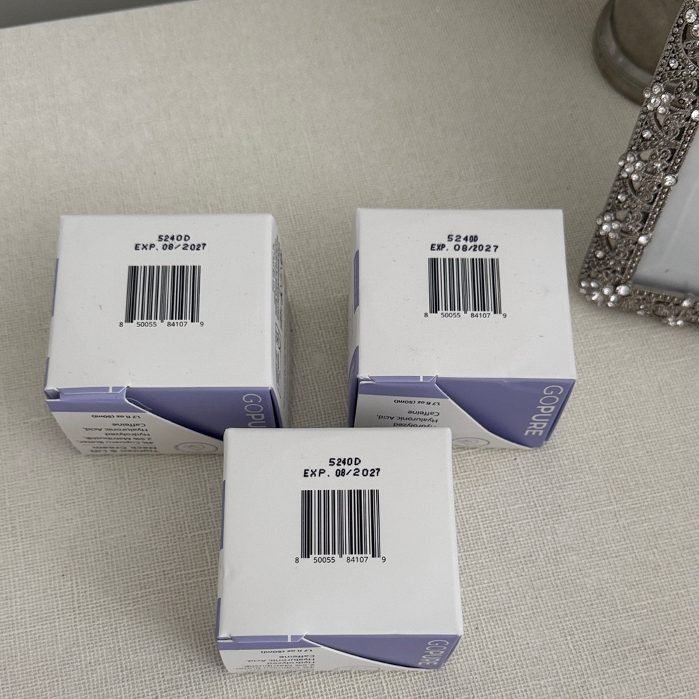 Brand New Set of 3 Go Pure - Tighten and Lift Neck Cream - Picture 3 of 12